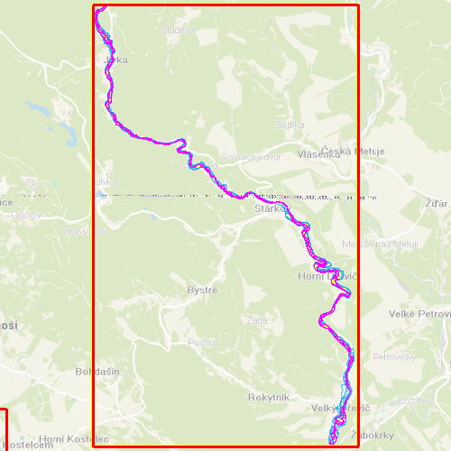 ústí - Horní Vernéřovice (ř.km 0 – 16,82)